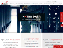Tablet Screenshot of nxtradata.com